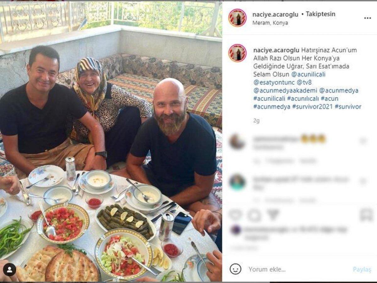 Acun Ilıcalı, Naciye Teyze'ye gitti