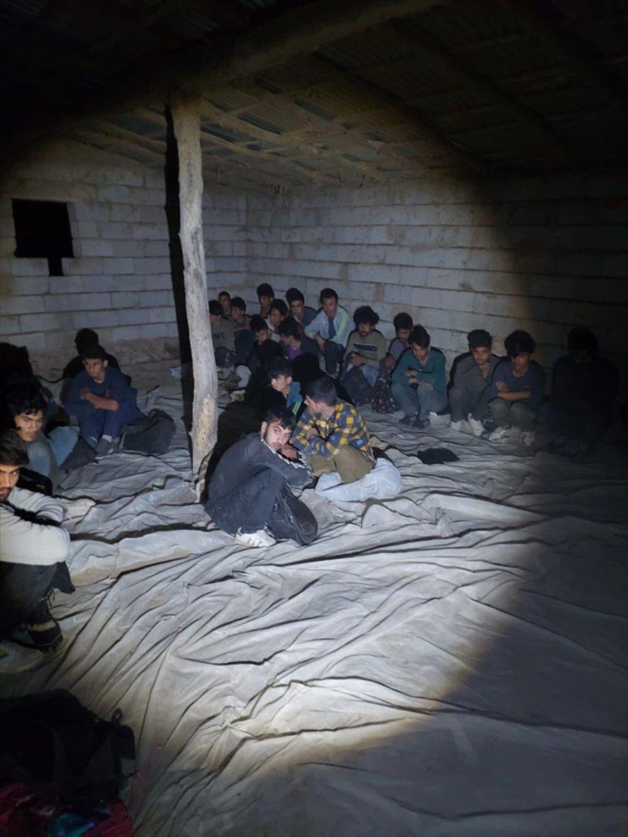 Van'da bodrum katta 46 kaçak göçmen yakalandı