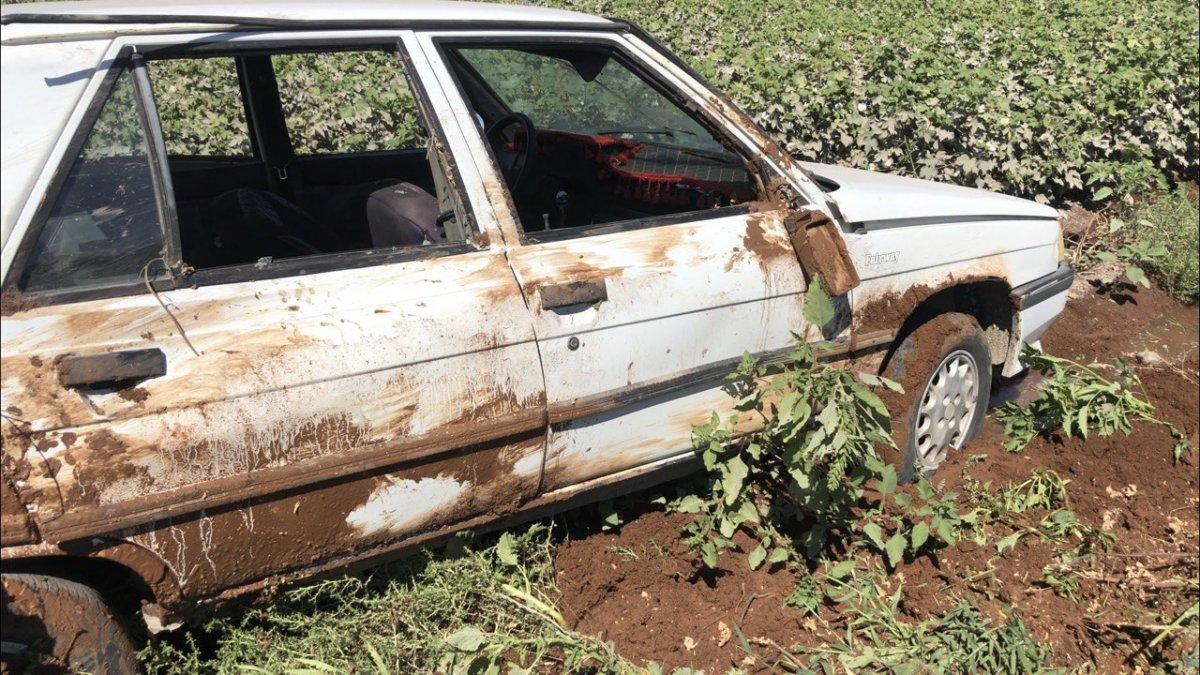 Şanlıurfa’da, köpeğe çarpmamak manevra yapan otomobil takla attı