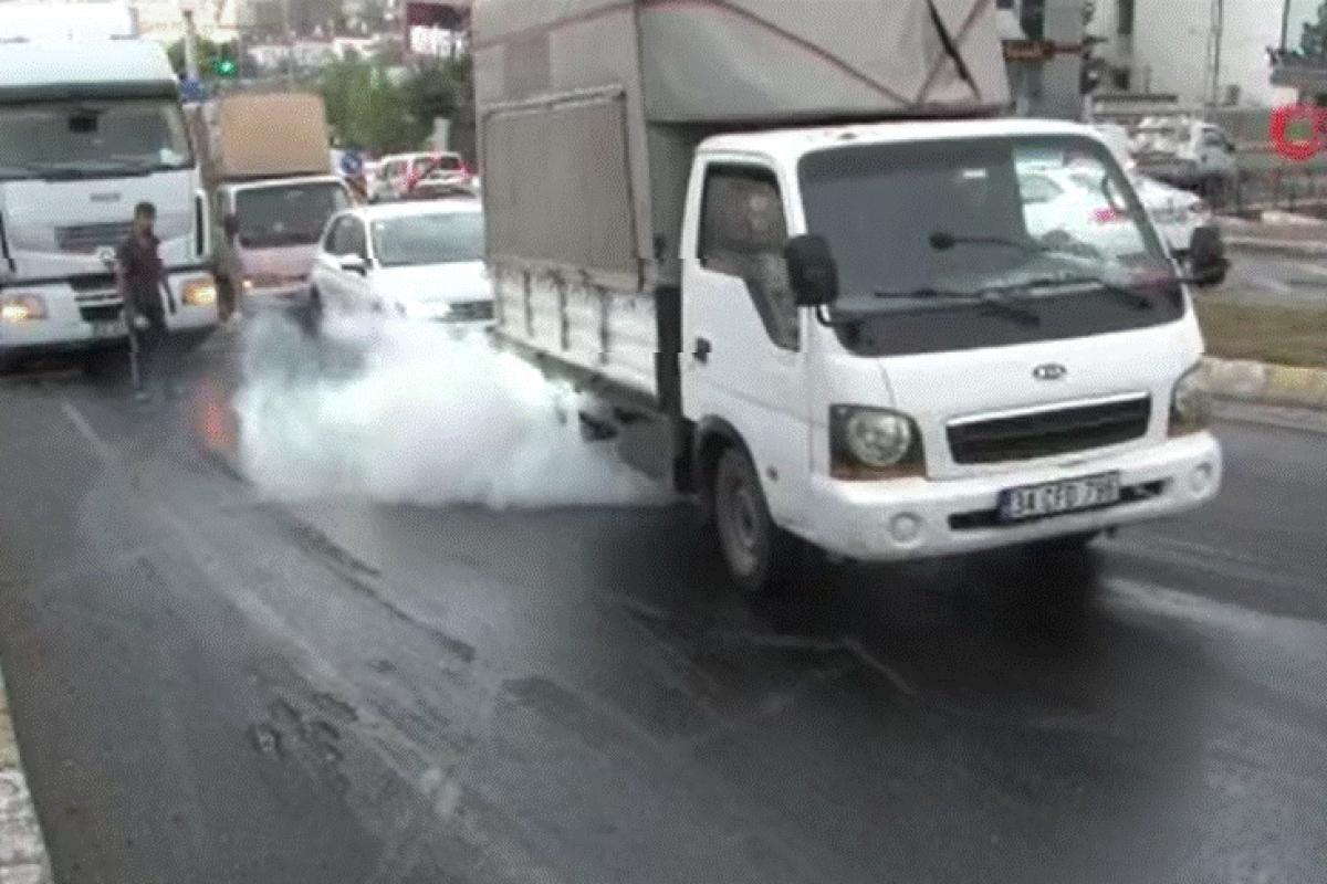 Beylikdüzü'nde sürücülerin yolla imtihanı