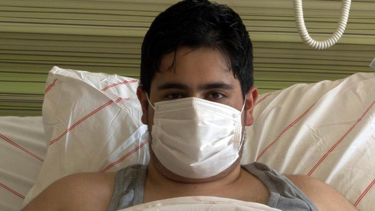 Kayseri'de yoğun bakımda kalan koronalı lise öğrencisi, aşı çağrısında bulundu