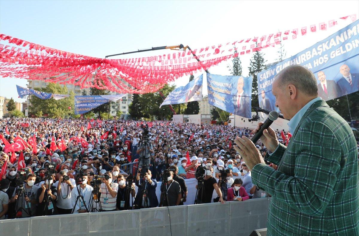 Cumhurbaşkanı Erdoğan, Kahramanmaraş’ta toplu açılış törenine katıldı