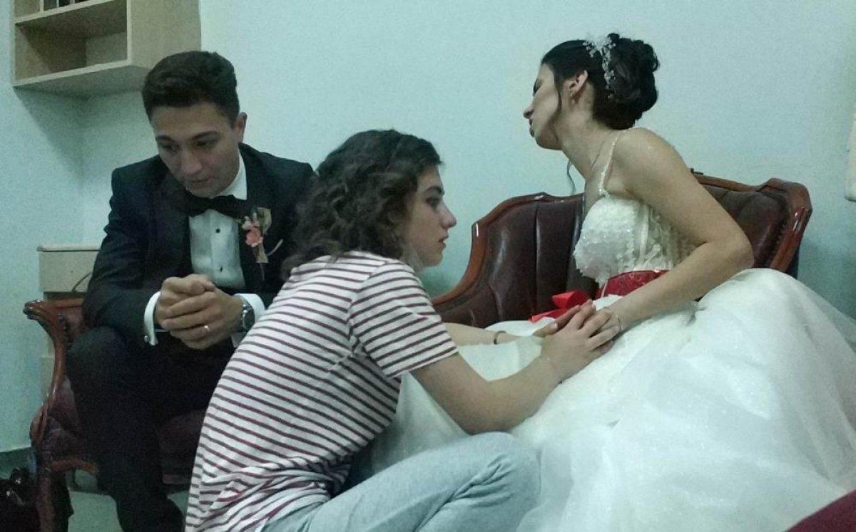 Samsun'da evlenen genç kadın, düğün günü annesini kaybetti