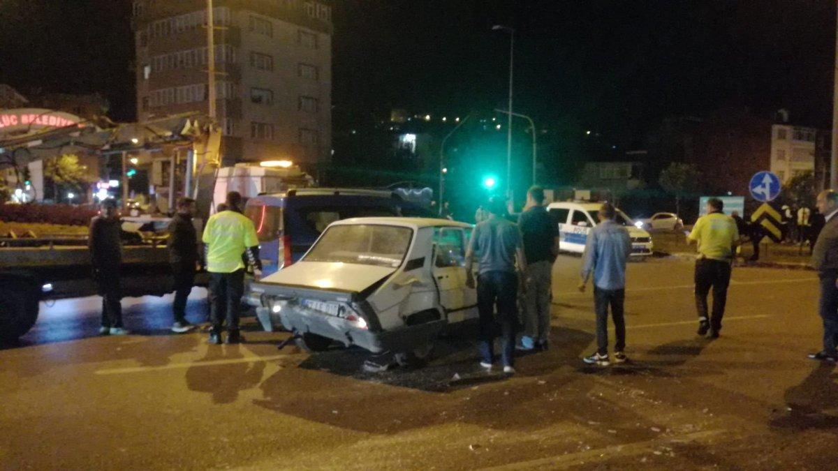 Zonguldak'ta zincirleme kaza meydana geldi