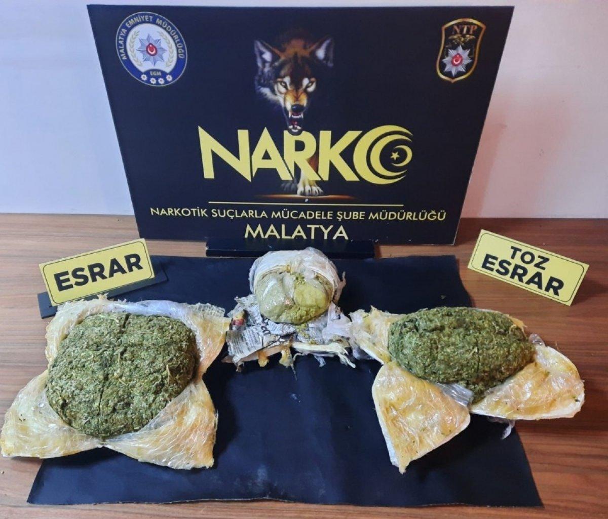 Malatya'da uyuşturucu operasyonu düzenlendi