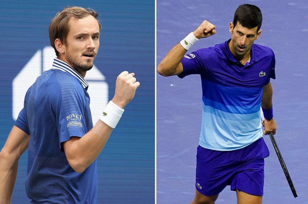 ABD Açık'ta Djokovic-Medvedev finali