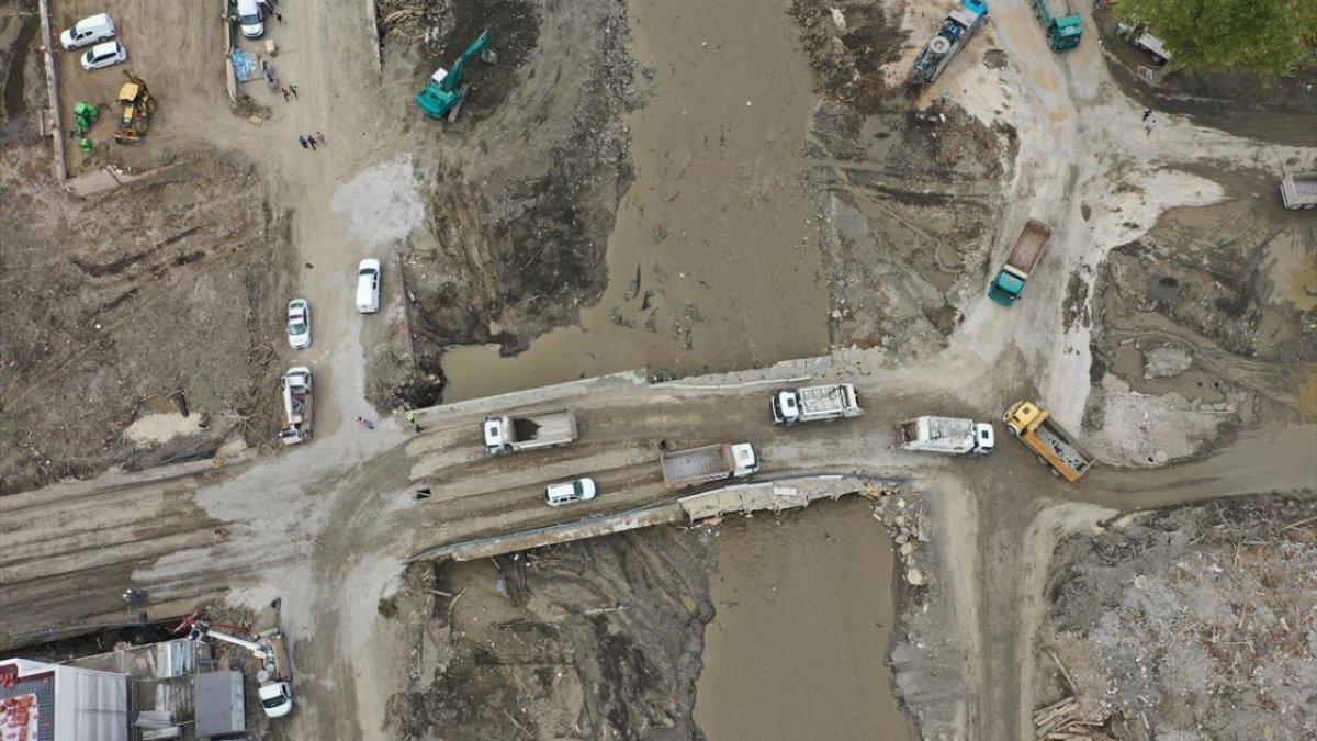 Kastamonu’da sel felaketinin izleri siliniyor