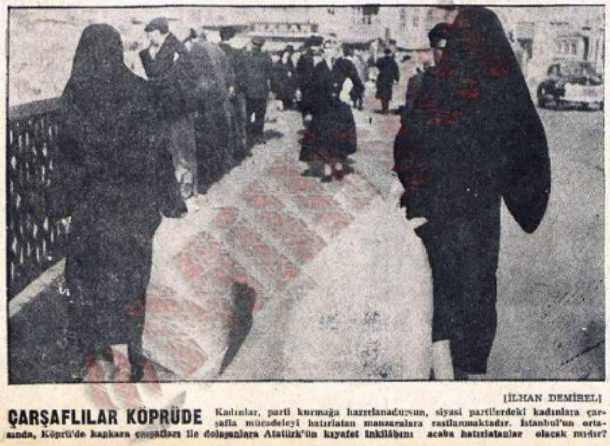 Vakanüvis yazdı: Geçmişte 'Çarşafla Mücadele Haftası' düzenlendi