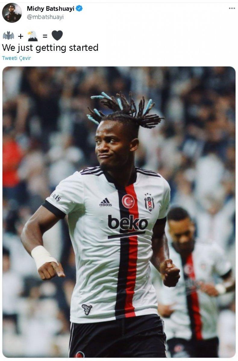 Beşiktaş'ta Batshuayi'nin poposuyla attığı gol gündem oldu