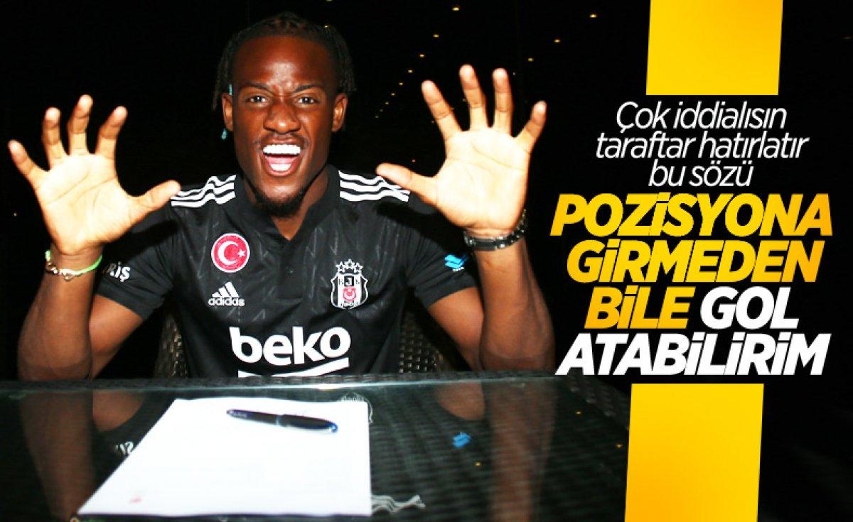 Beşiktaş'ta Batshuayi'nin poposuyla attığı gol gündem oldu