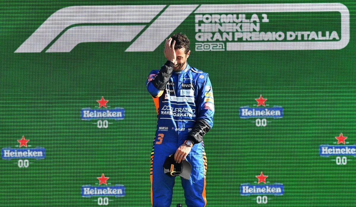 Formula 1 İtalya Grand Prix'sini Ricciardo kazandı