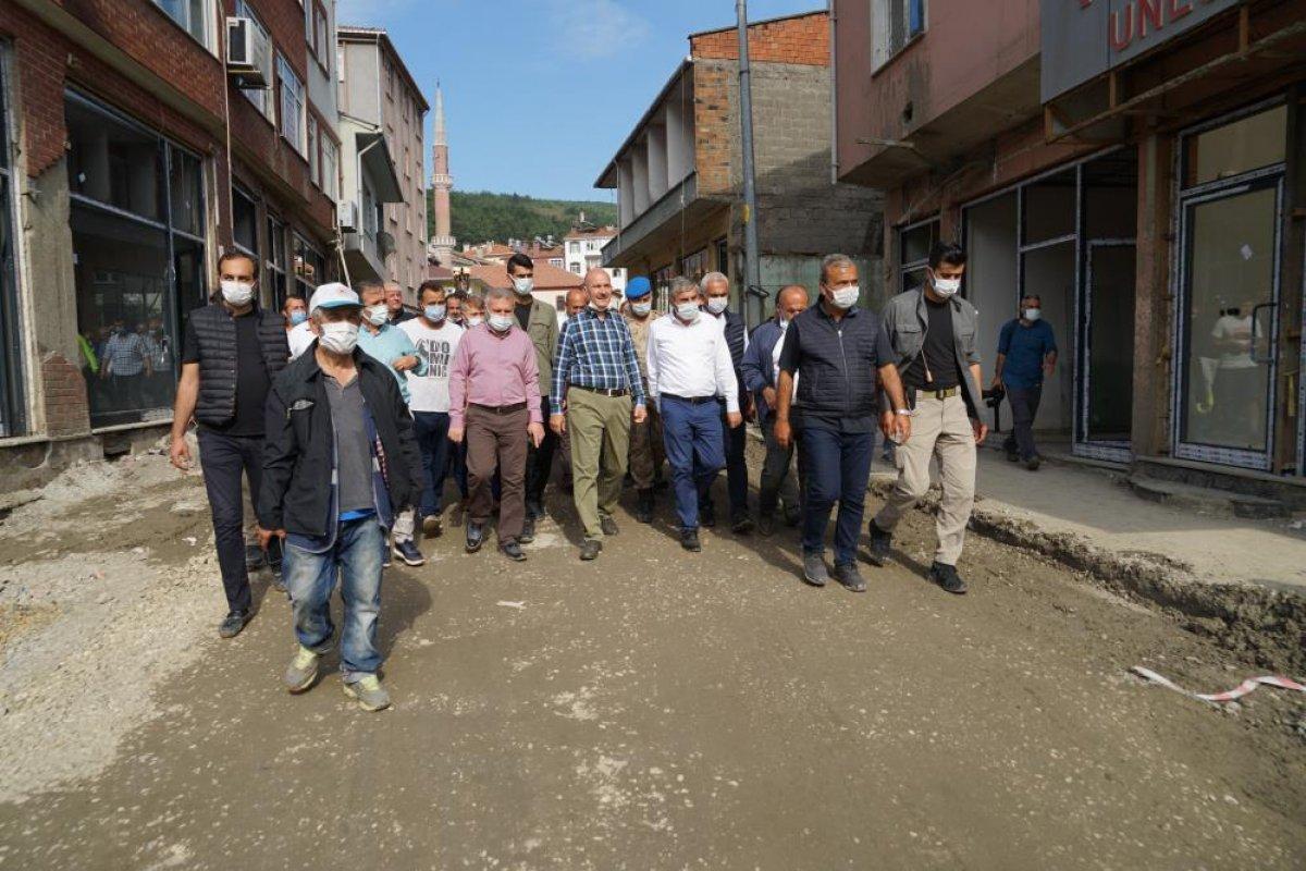 Sel bölgelerine toplam 720 milyon lira nakdi yardım yapıldı