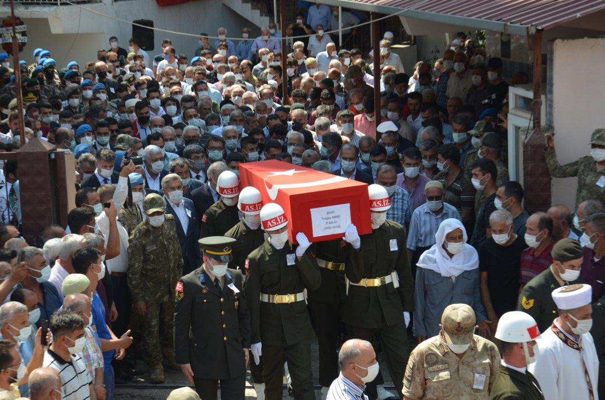 Şehit Turgay Abacı Hatay’da son yolculuğuna uğurlandı