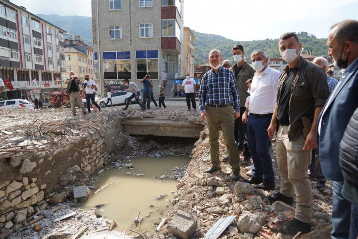 Sel bölgelerine toplam 720 milyon lira nakdi yardım yapıldı