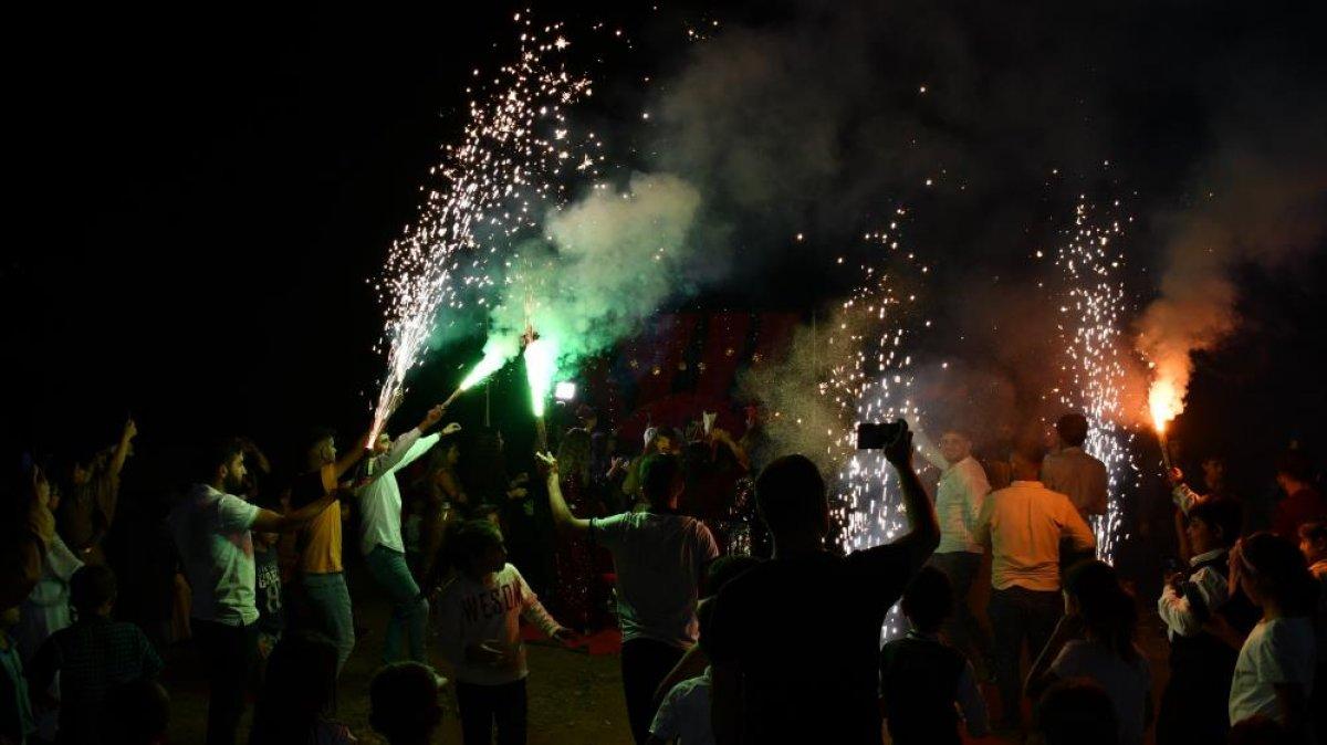 Şırnak'ta damada 373 bin geline ise 1 kilo altın takıldı