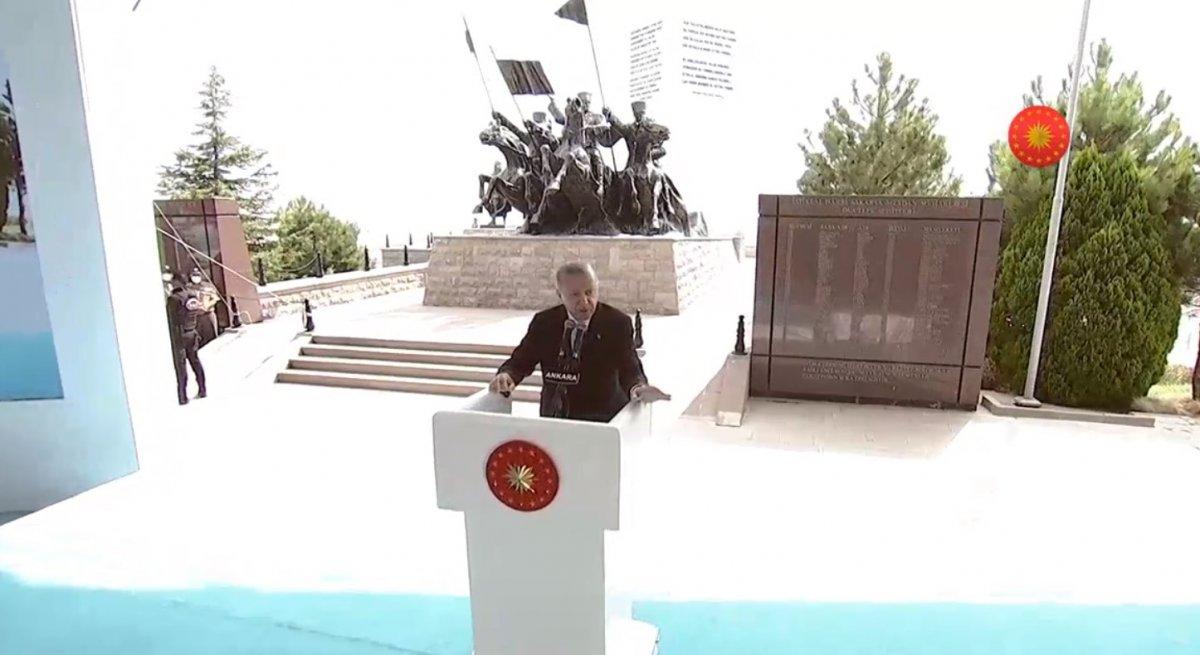 Cumhurbaşkanı Erdoğan, Sakarya Zaferi'nin 100'üncü yıl kutlamasında
