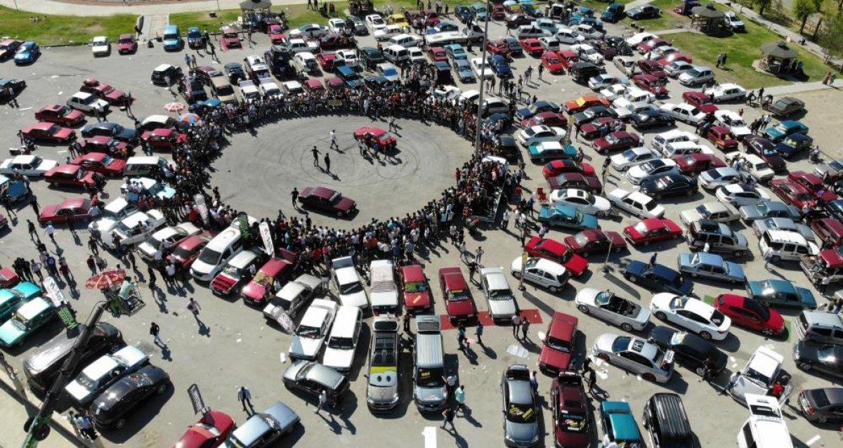 Drift tutkunları Erzincan’da buluştu