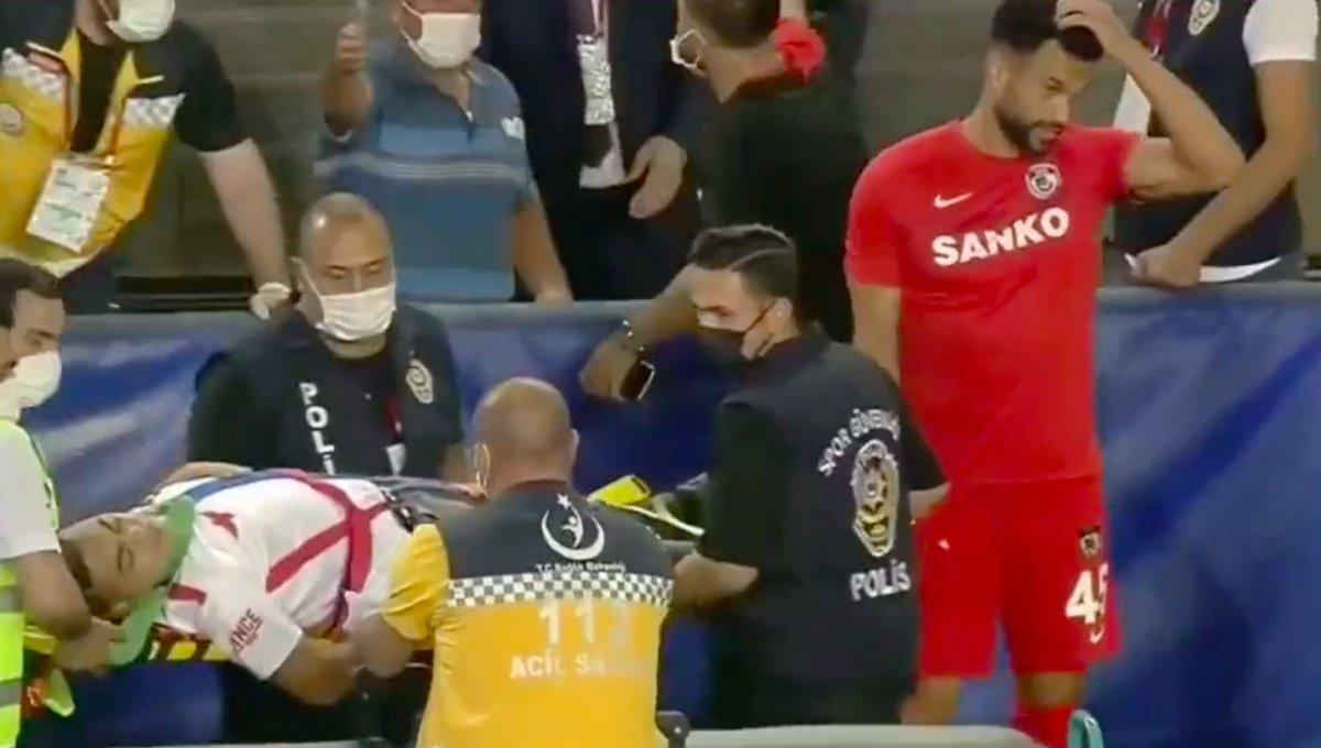 Steven Caulker'in formasını almak isterken tribünden düştü