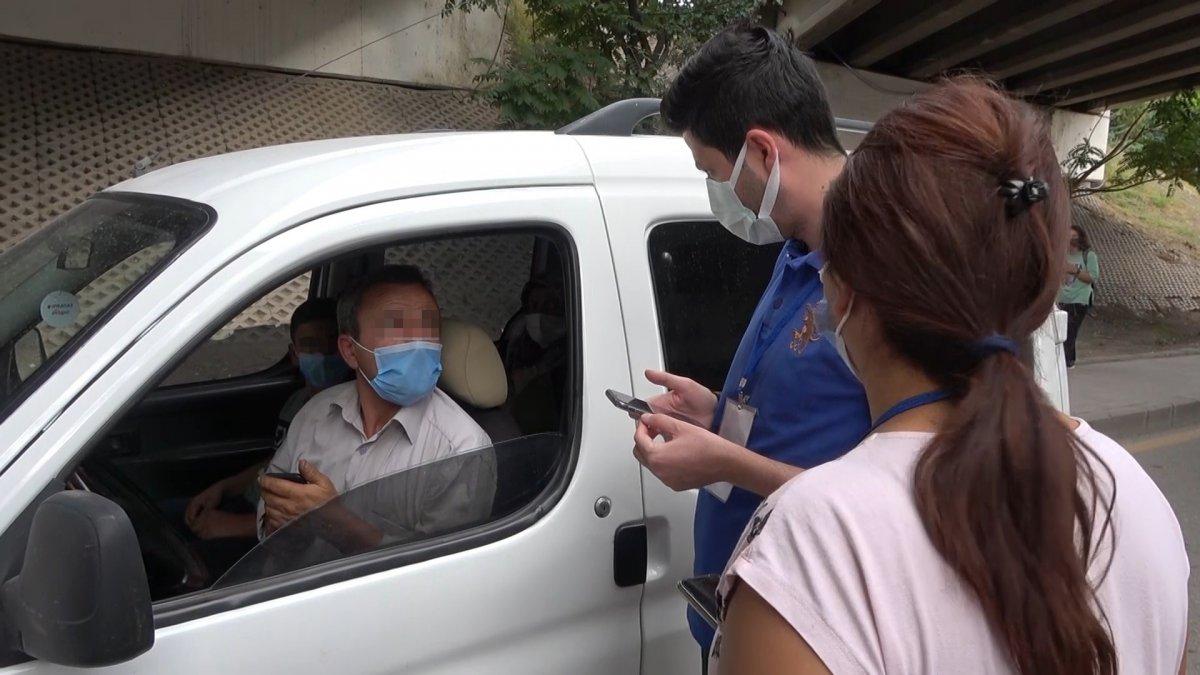 Kırıkkale'de durdurulan araçtaki riskli aileye 12 bin lira ceza