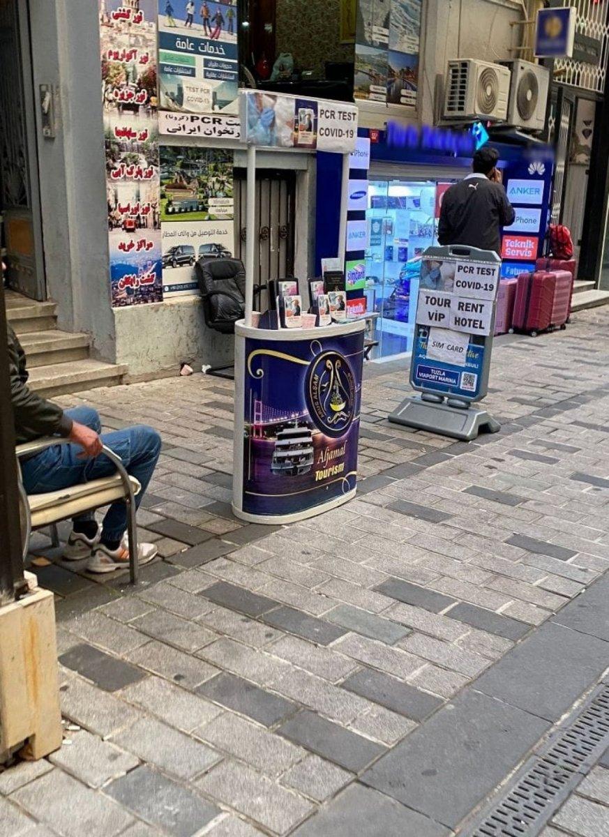 Beyoğlu'nda 'Kaçak Tur' stantlarına ceza yağdı