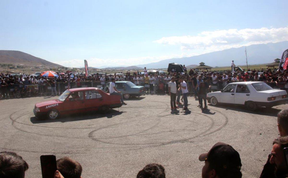 Drift tutkunları Erzincan’da buluştu
