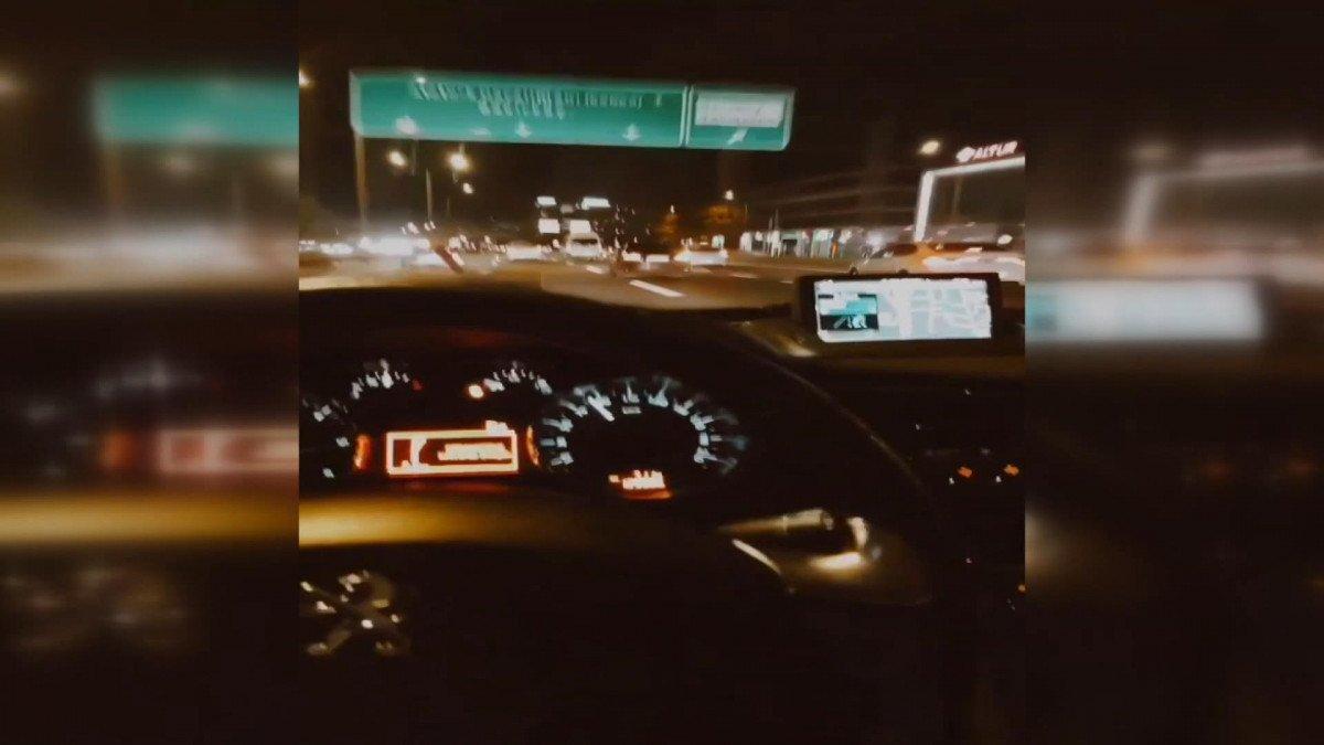 Küçükçekmece’de, şerit değiştiren motosiklete otomobil çarptı