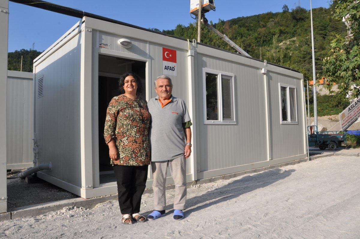 Kastamonu’da, selzedeler için  konteyner evler inşa ediliyor