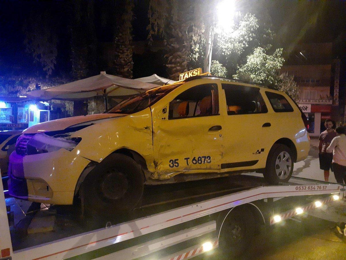 İzmir'de 34 yaşındaki taksicinin öldüğü kaza kamerada