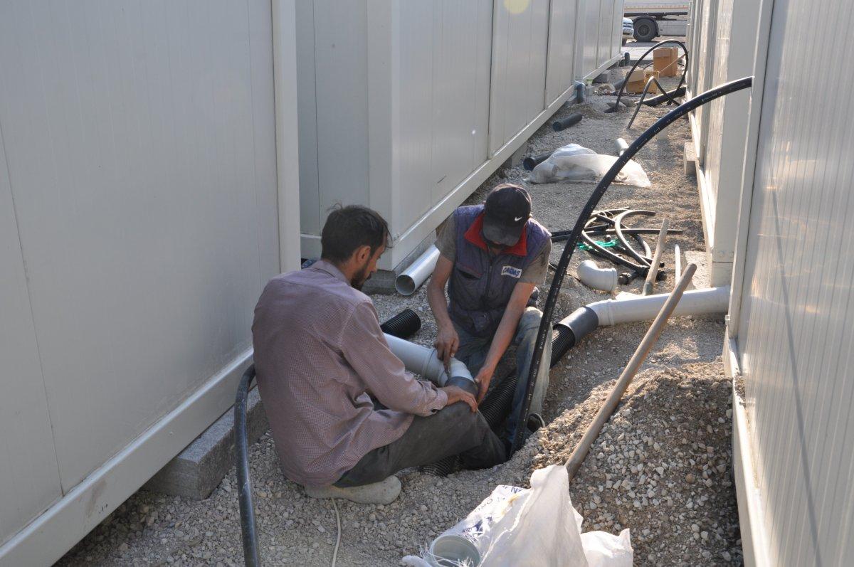 Kastamonu’da, selzedeler için  konteyner evler inşa ediliyor