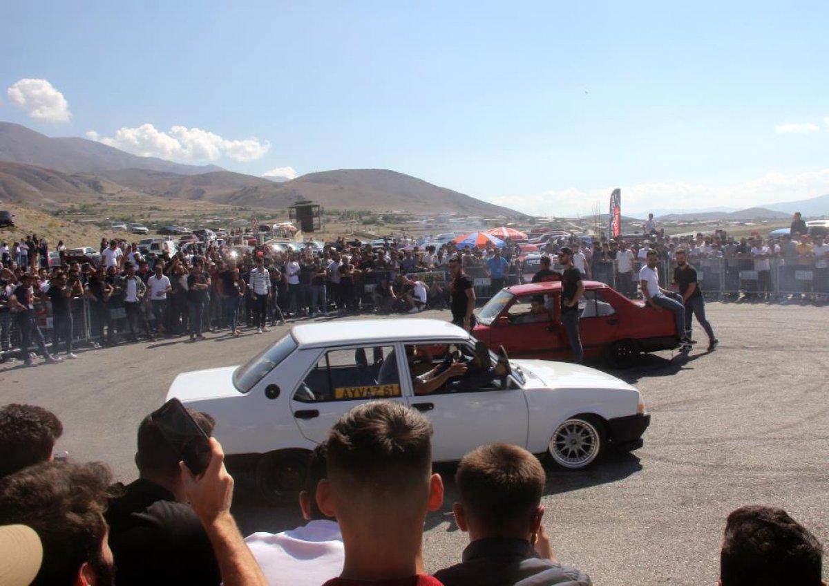 Drift tutkunları Erzincan’da buluştu