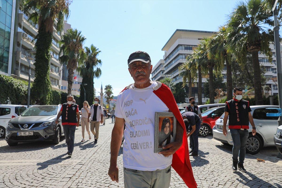 Evlat nöbetindeki baba İzmir'den Ankara'ya yürüyecek