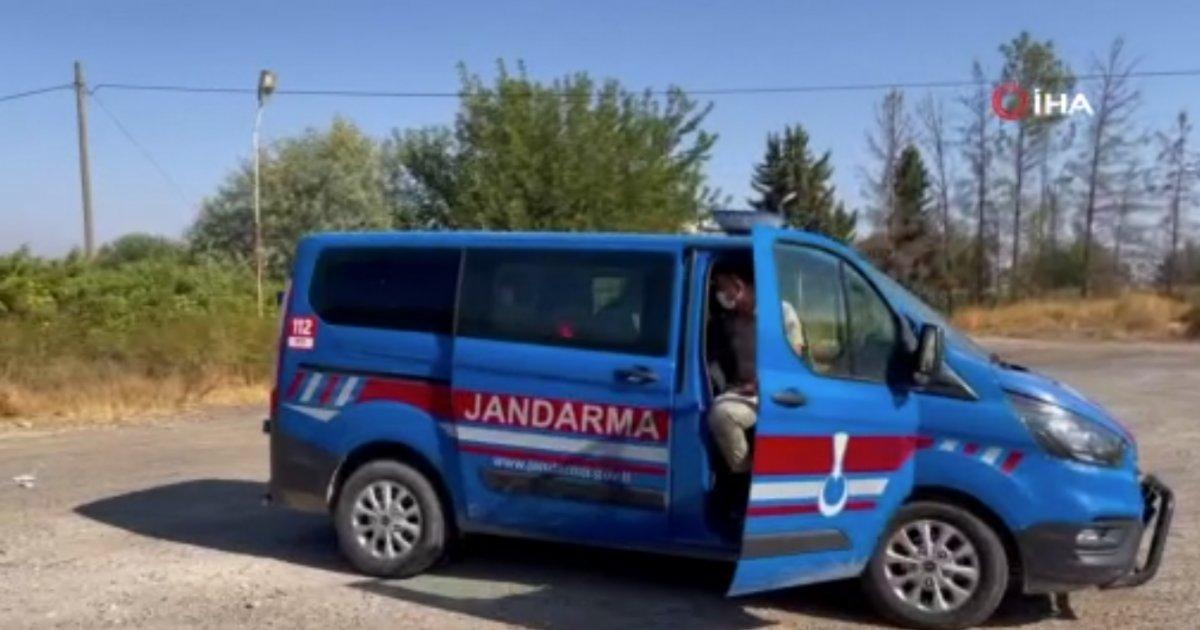 Şanlıurfa'da vatandaşlar tarafından fark edilen hırsız jandarmaya sığındı