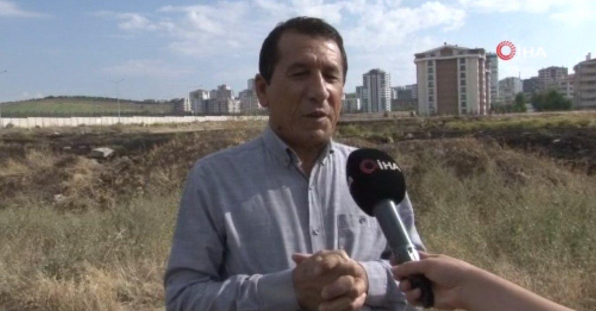 Ankara'da yıldırım düşen boş arazide yangın çıktı