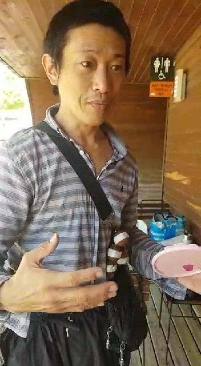 Bıçaklanan Japon turistin yeni görüntüleri ortaya çıktı