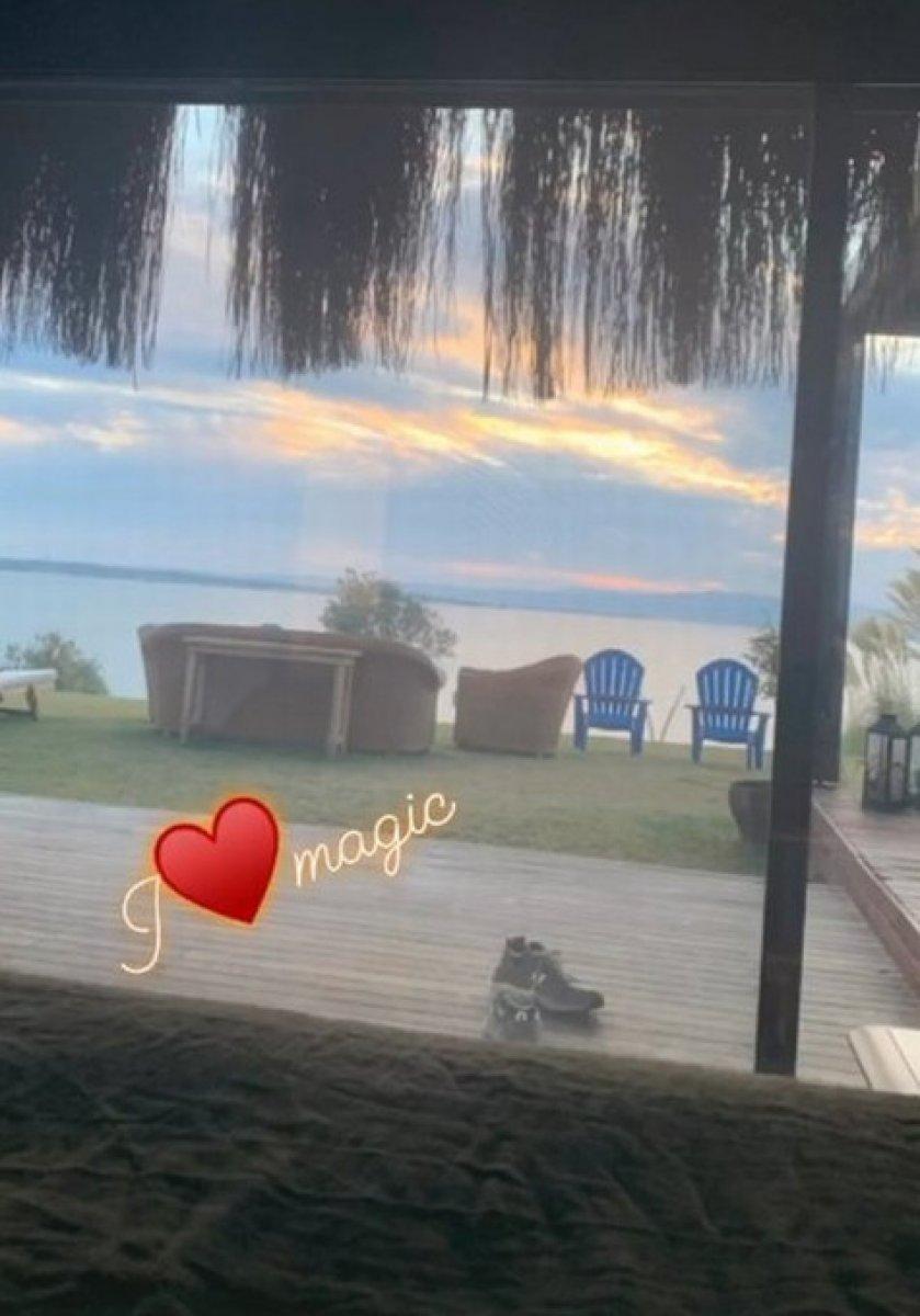 Kenan İmirzalıoğlu'ndan organik poz