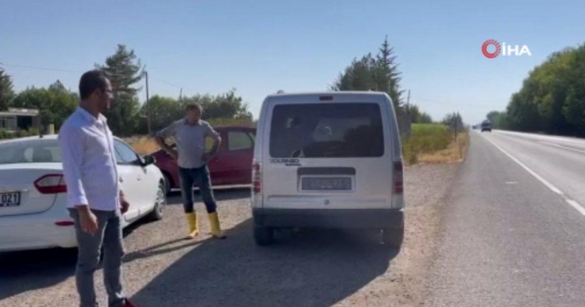 Şanlıurfa'da vatandaşlar tarafından fark edilen hırsız jandarmaya sığındı