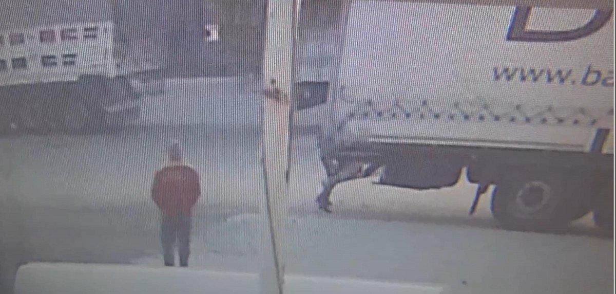 Tekirdağ’da tıra kaçak binmeye çalışan 2 göçmen, bekçiye silah çekti