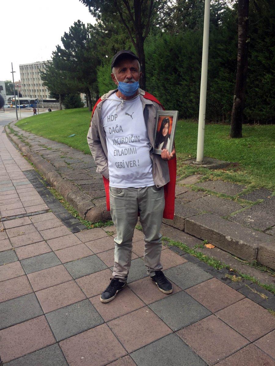 PKK tarafından kaçırılan kızı için İzmir'den Ankara'ya yürüdü