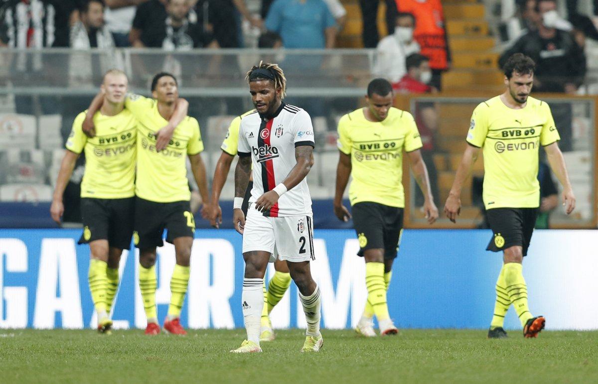 Beşiktaş, Şampiyonlar Ligi'nde Dortmund'a mağlup oldu