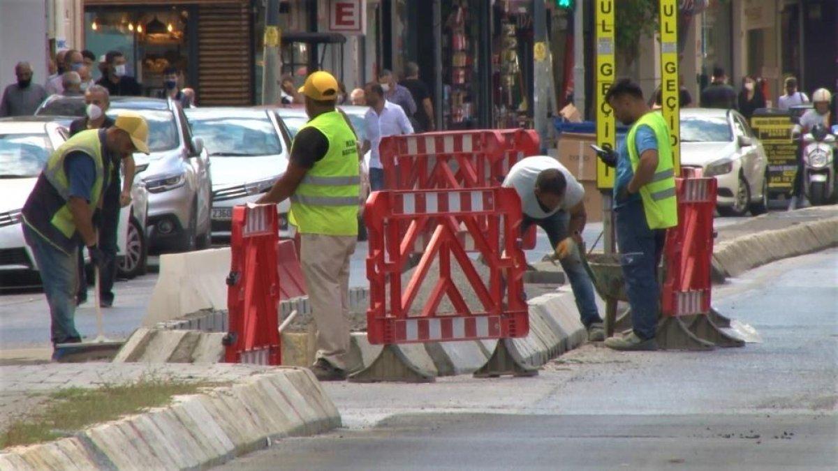 Üsküdar’da İSKİ çalışması esnafı isyan ettirdi