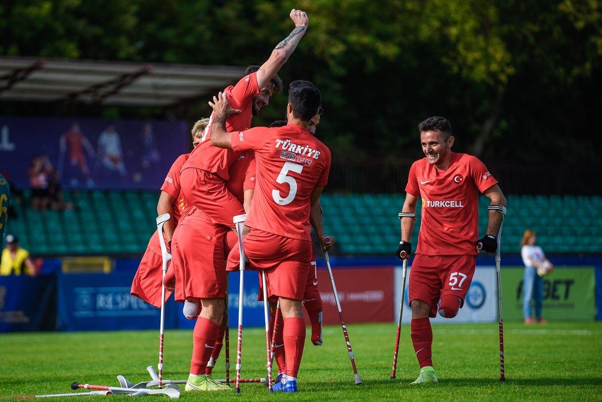 Ampute Milli Takım'dan İtalya'ya fark