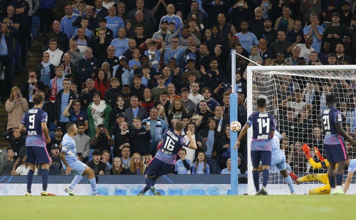 Manchester City, Leipzig'i farklı yendi