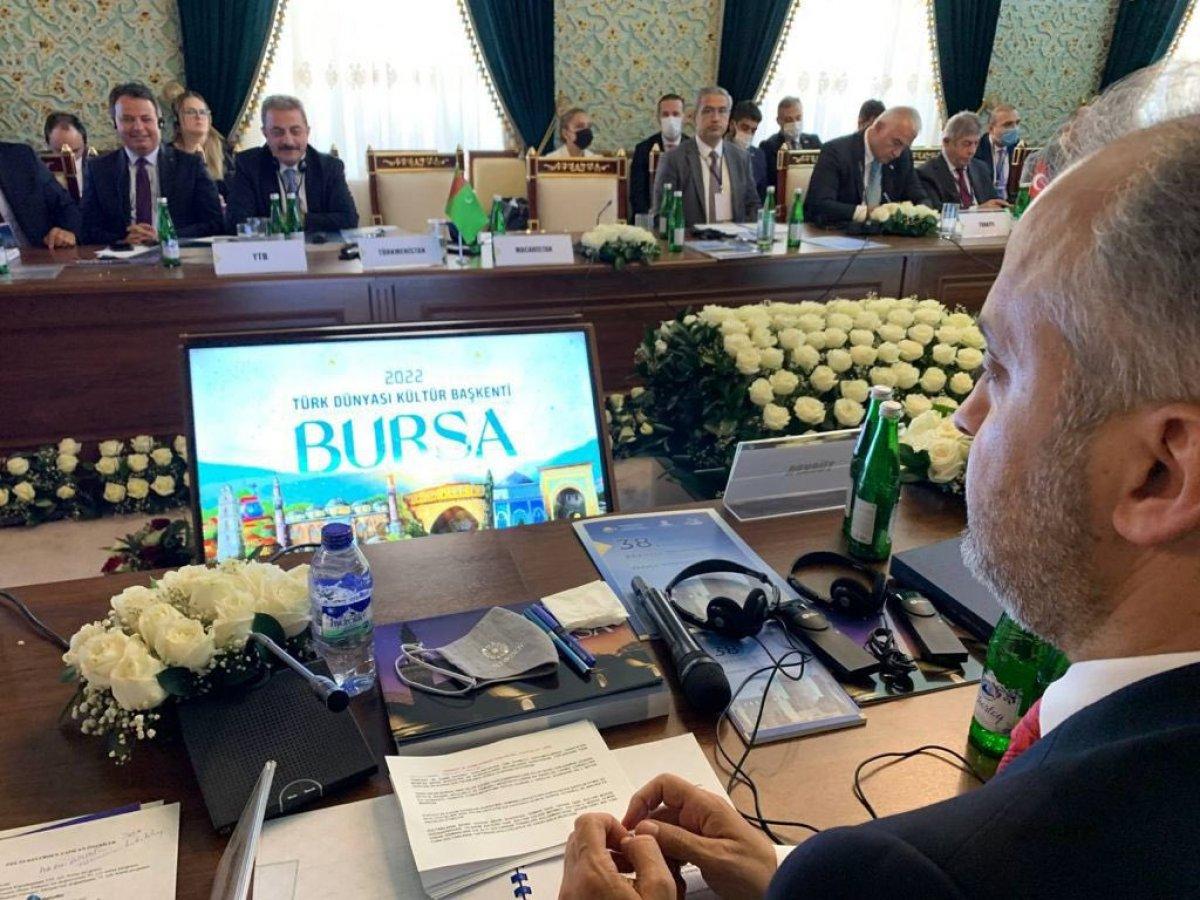 Türk Dünyası Kültür Başkenti unvanı Bursa'ya verildi