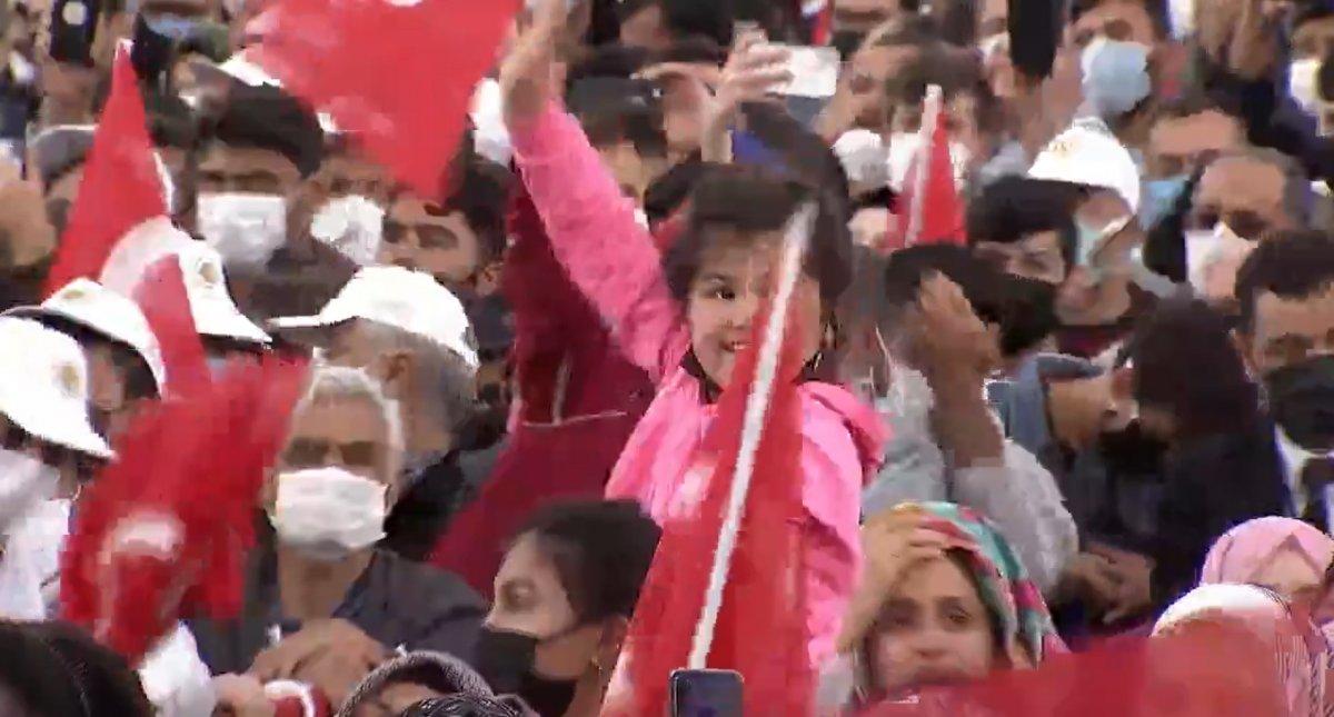 Cumhurbaşkanı Erdoğan'a Kırşehir'de sevgi seli