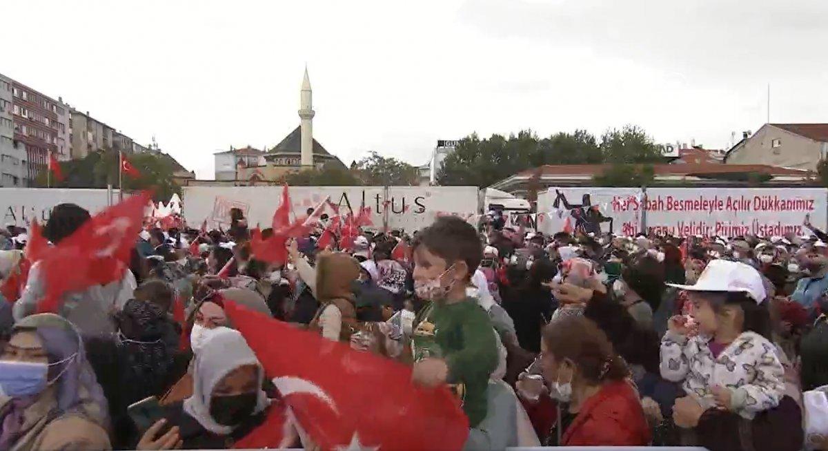 Cumhurbaşkanı Erdoğan'a Kırşehir'de sevgi seli