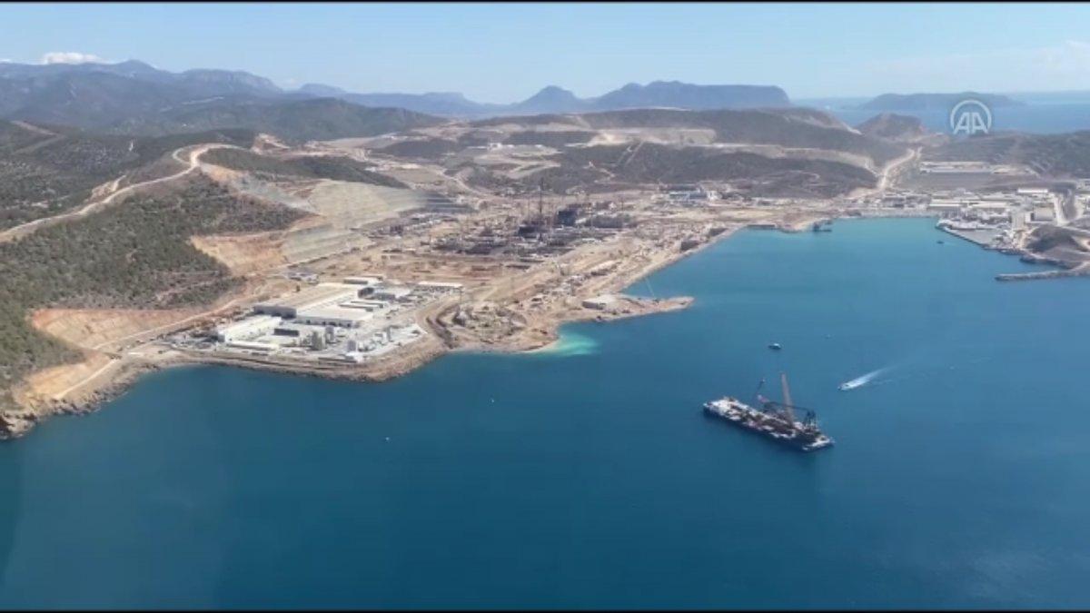 Akkuyu Nükleer Güç Santrali'nde çalışmalar sürüyor