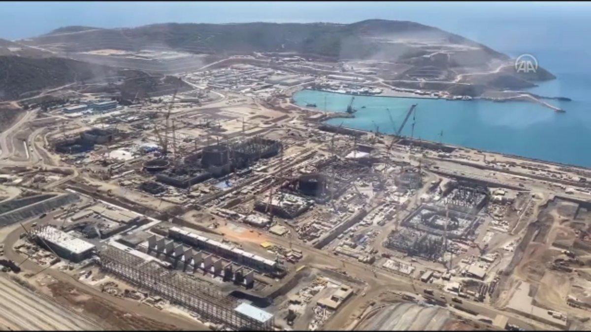 Akkuyu Nükleer Güç Santrali'nde çalışmalar sürüyor