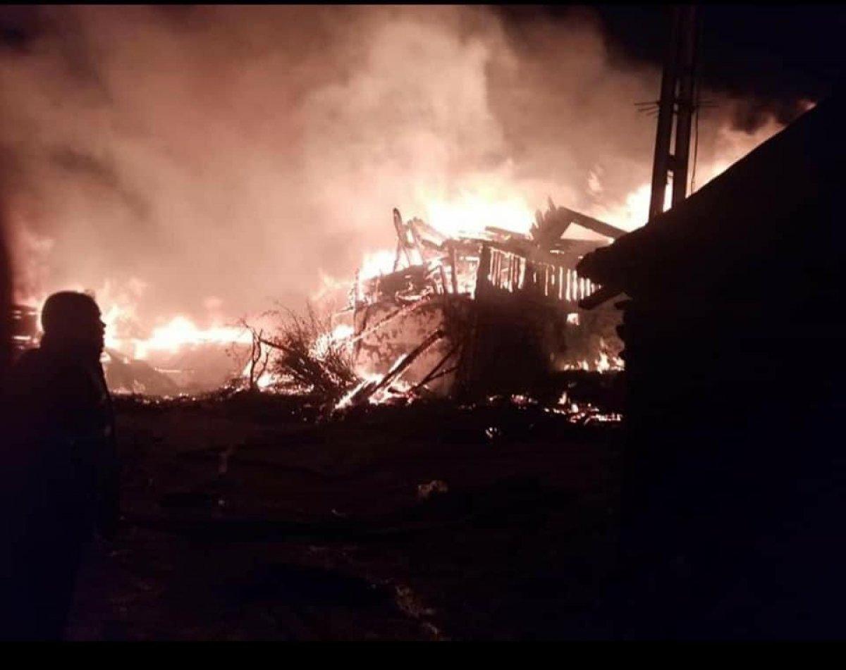 Ankara'da yangın çıktı