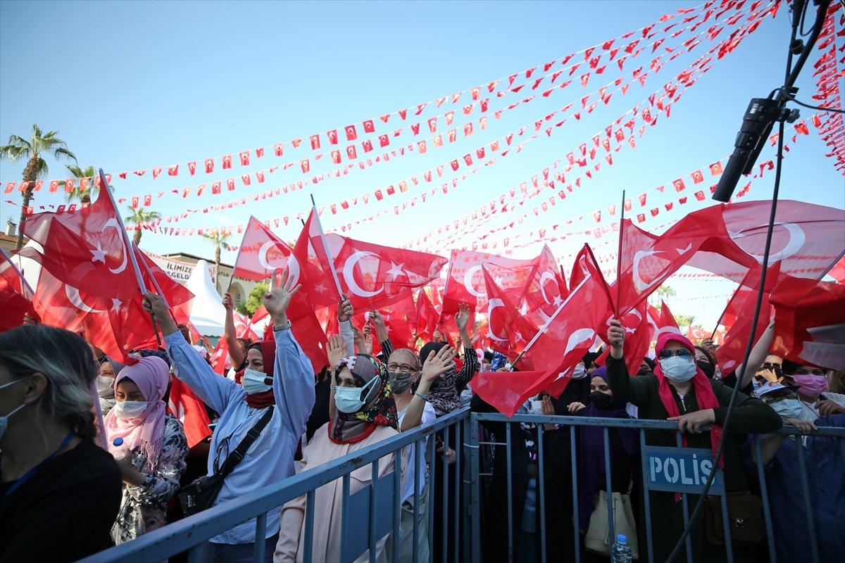 Cumhurbaşkanı Erdoğan, Mersin'de toplu açılış törenine katıldı