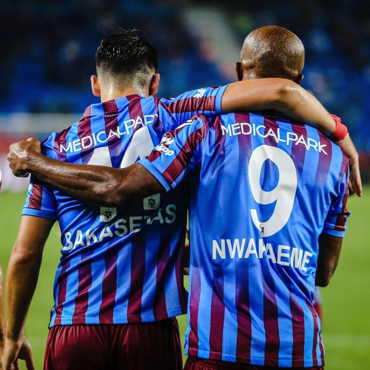 Nwakaeme ve Bakasetas Trabzonspor'u sırtlıyor